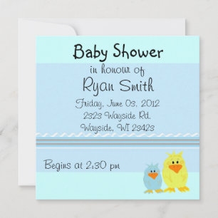 Launige Enten Baby Shower Einladung