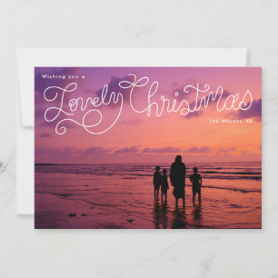 Launige Handschrift-Weihnachten Feiertagskarte