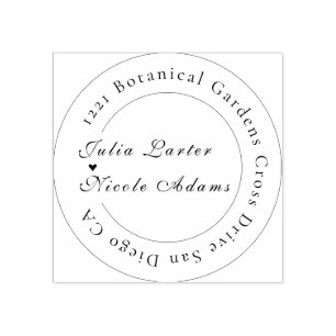 Launige Luxus-Elfenbein-Blumenstil-Rahmenhochzeit Gummistempel