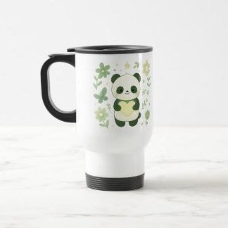 Launige Pandas Herz-Reisebecher Reisebecher