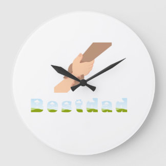 Launige Pastell-Schmetterling- und Blumen-Kaffeeta Große Wanduhr