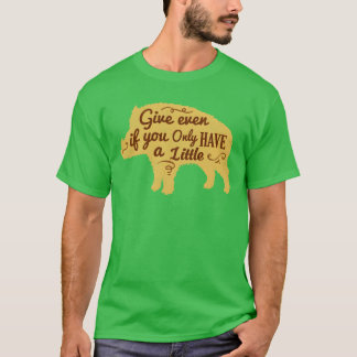 Launige Schweinezitat-Illustration Freunde T-Shirt
