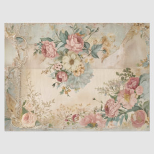 Launige viktorianische Rosen-Tissue-Papier Seidenpapier