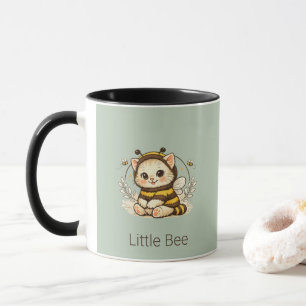 Launige Vintage-Kätzchen-Bienen-Kostüm-Kaffeetasse Tasse