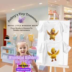 Launige Wunder Baby-T-Shirt mit kurzer Ärmel und E Baby T-shirt