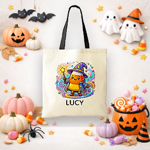 Launiger Candy Corn Zauberer Trick-or-Treat Tragetasche