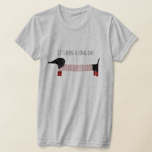 Launiger Dachshund Langer Tag T-Shirt