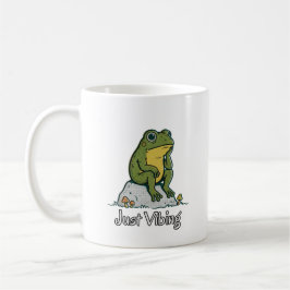Launiger Frosch-Kaffeebecher zum Nachdenken Kaffeetasse