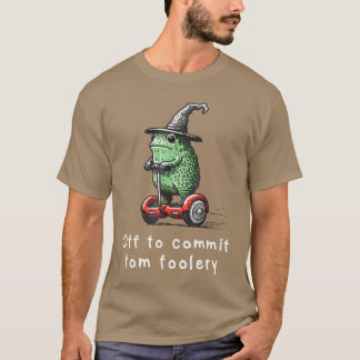 Launiger Frosch-Zauberer auf dem Weg zu Commitom-U T-Shirt