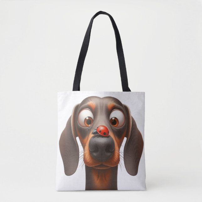 launiger Hund mit Marienkäfer (Vorderseite)
