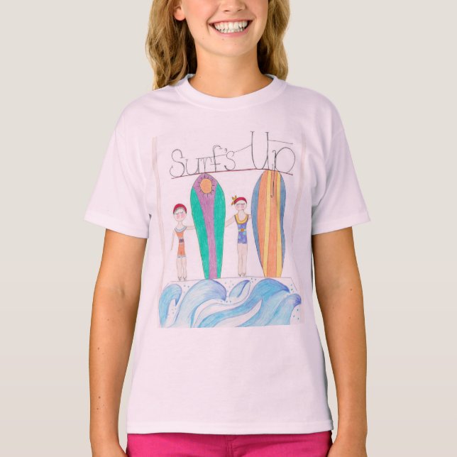 Launiger Surfs Up Pullover für Kinder (Vorderseite)