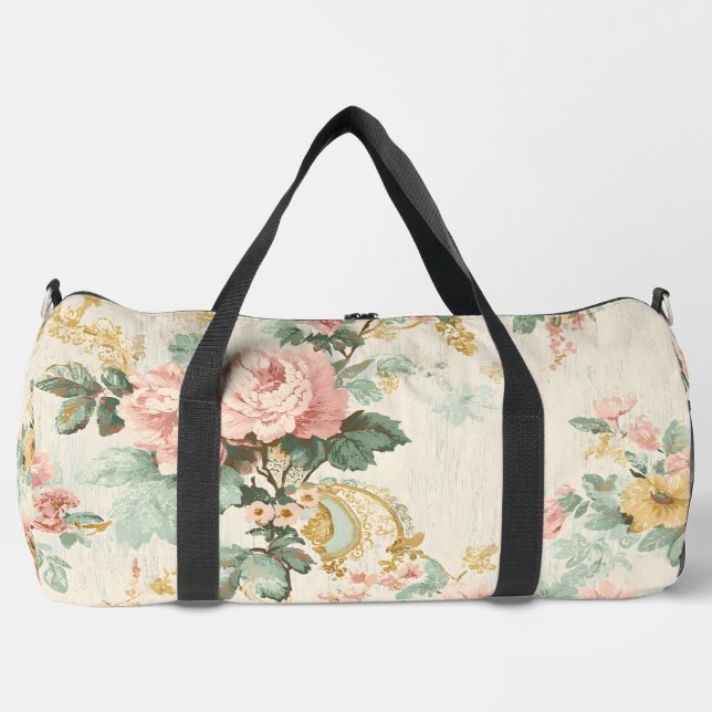 Launiger Waldblüten Duffle Bag (Vorderseite)
