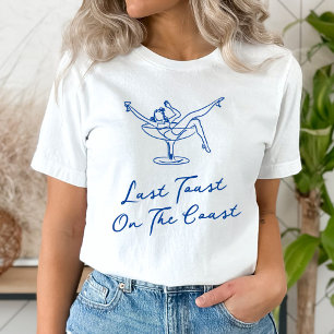 Launisch Handgezeichneter Blauer Letzter Toast an  T-Shirt