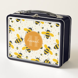 Launische Bienen Metall-Lunchbox Metall Brotdose