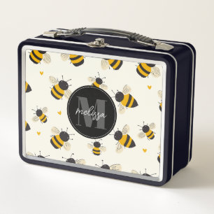Launische Bienen Metall-Lunchbox Metall Brotdose