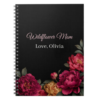 Launische Blume Wildblume Mama Personalisiert Notizblock