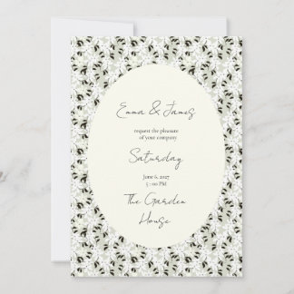 Launische Blumen Hochzeitseinladung Einladung