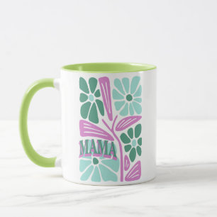 Launische Blumige Mama Tasse