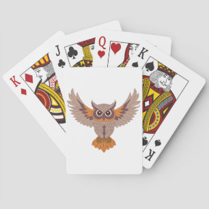 Launische Eule Spielkarten