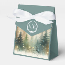 Launische Feenlichter-Hochzeit im Kiefernwald