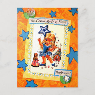 Launische Finny - Vintage Postkarte