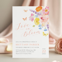 Launische Florale Hochzeitduschparty