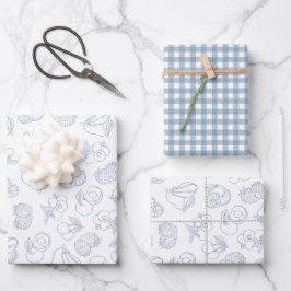 Launische Frische vom Markt Grüne Bridal Shower Geschenkpapier Set