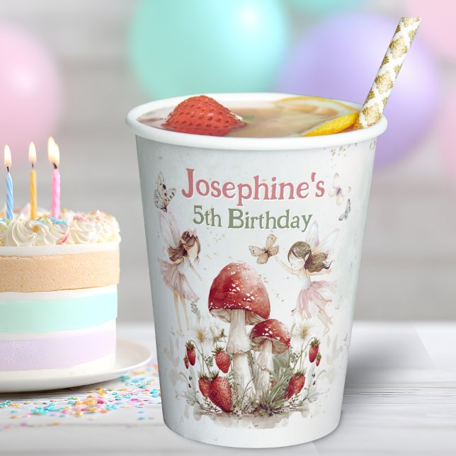 Launische Gartengeister Mädchen Geburtstag klein Pappbecher (Von Creator hochgeladen)