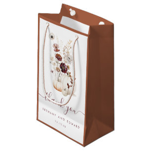 Launische Herbst-Blumen-Hochzeitsgunst Kleine Geschenktüte