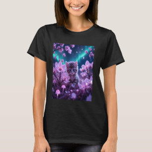 Launische Katze Kätzchen Niedlich für Naturliebhab T-Shirt