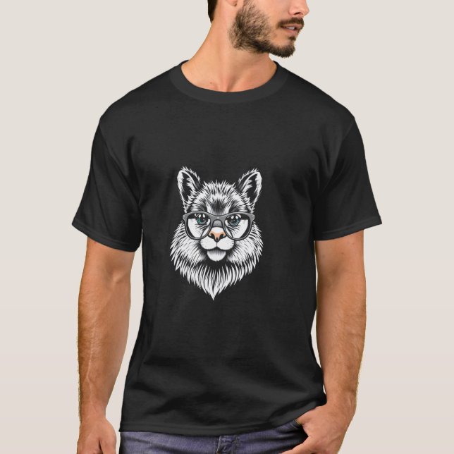 Launische Katze T-Shirt (Vorderseite)