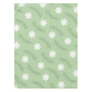 Launische Laubgrüne Florale Retro, Heiter Tischdecke