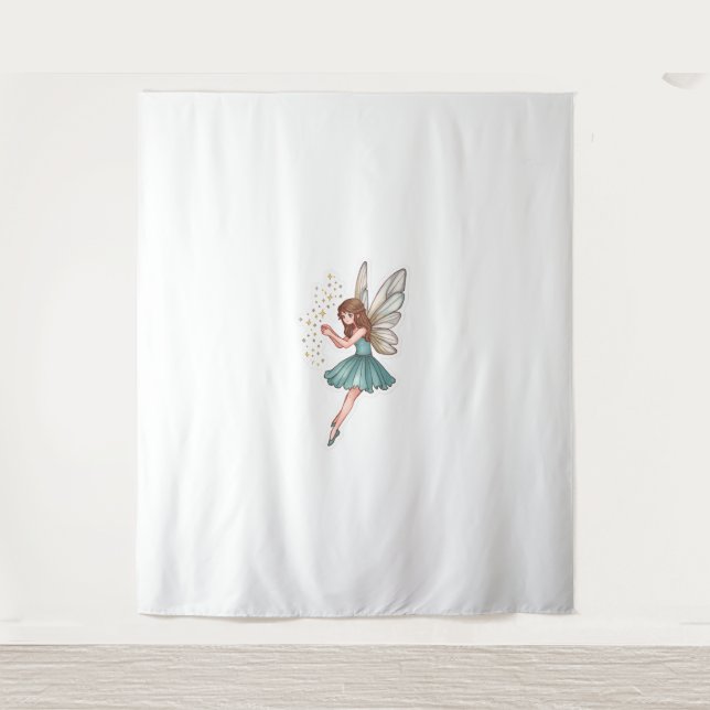Launische Magische Fee Wandteppich (Vorderseite)
