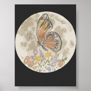 Launische Mondblume Poster