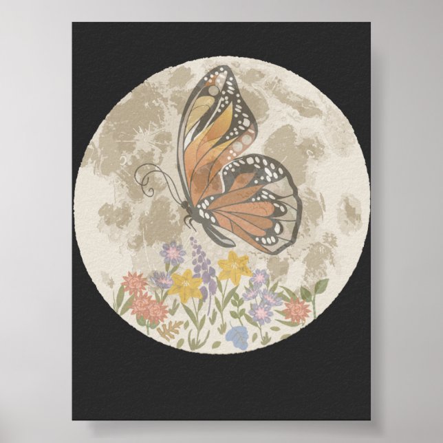Launische Mondblume Poster (Vorne)