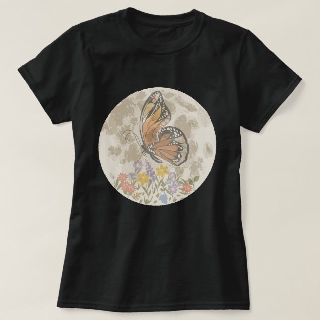 Launische Mondblume T-Shirt (Design vorne)