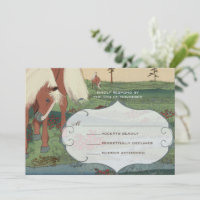 Launische Pferdehochzeit RSVP