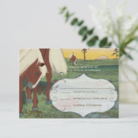 Launische Pferdehochzeit RSVP