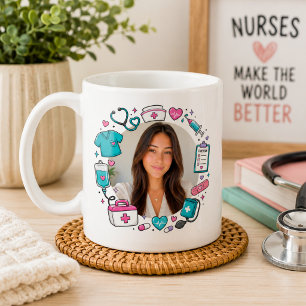 Launische Pfleger-Foto Kaffeetasse