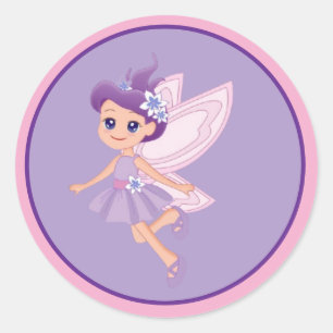 Launische Prinzessin Fee Geburtstagsfeier Geschenk Runder Aufkleber