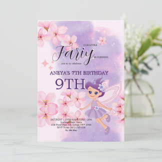 Launische Prinzessin Feen Geburtstagsfeier Einladung