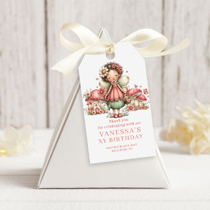 Launische Rosa-Feengratulations-Anhänger zum 2. Ge Geschenkanhänger