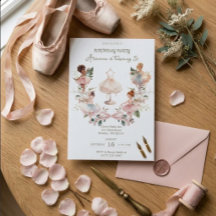 Launische Rosa Schleife & Wasserfarben-Ballerina G