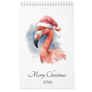 Launische Wasserfarben-Wintertiere Kalender