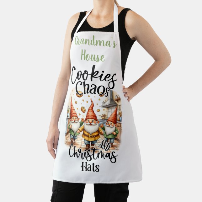 Launische Weihnachtsback-Gnome Schürze (InSitu)