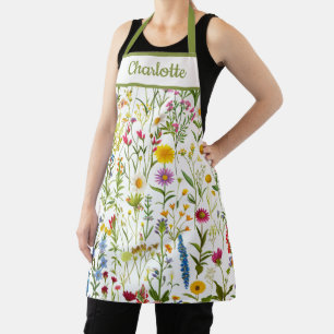 Launische Wildblume Elegant Schürze