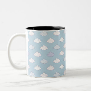 Launische Wolke Stern Traumhaft Himmlisch Zweifarbige Tasse
