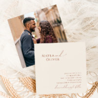 Launische Wüste | Beige Foto Quadratische Hochzeit