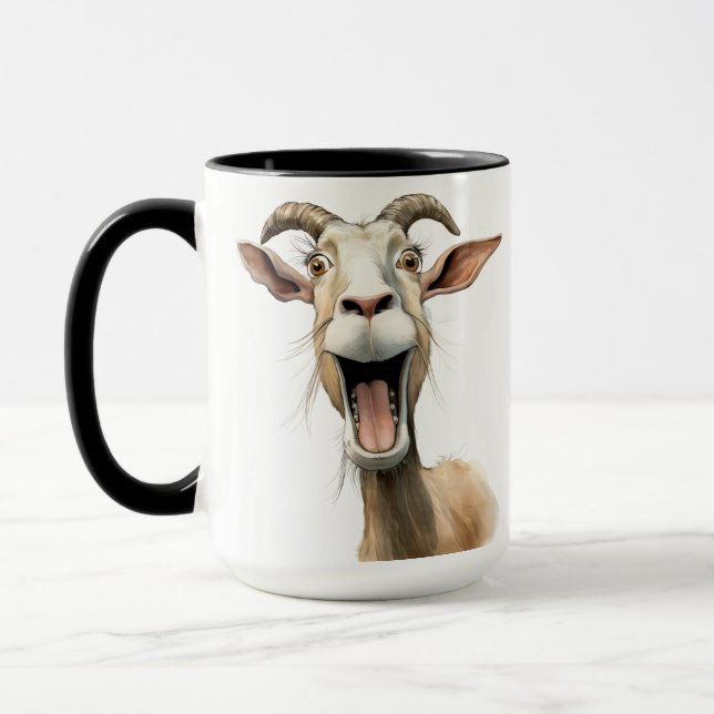 Launische Ziege Tasse (Links)