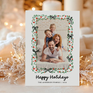 Launischer Rahmen und Bogen Frohe Weihnachten Fo